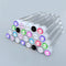 50pcs Reusable Eyelash Brush Tube Eye Lash Brush Eyebrow Brush Resin Drill Replaceable Mascara Wand Brushes Dust-proof