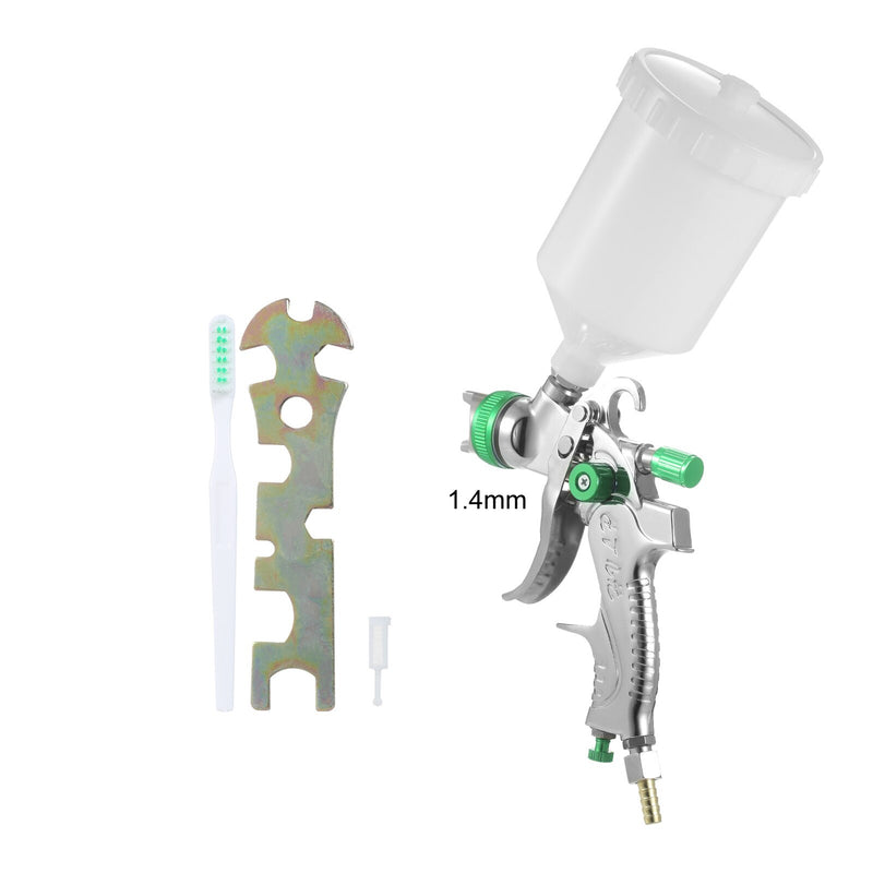 Nasedal HVLP Spray Gun 600ml Cup 1.4Mm 1.7Mm 2.0Mm Gravity Airbrush nozzle needle for Painting Car Furniture Wall