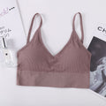 Top Women Seamless Bralette Sexy Crop Top Women&#39;s Underwear Seamless Strap Tube Top Sensual Lingerie Woman Beautiful Back Bra