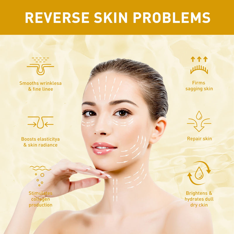 Instant Wrinkle Remover Face Serum Lift Firm Anti-aging Fade Fine Lines Moisturizing Essence Whitening Brighten Repair Skin Care