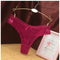 Women Sexy Lace Jacquard Thong Women&