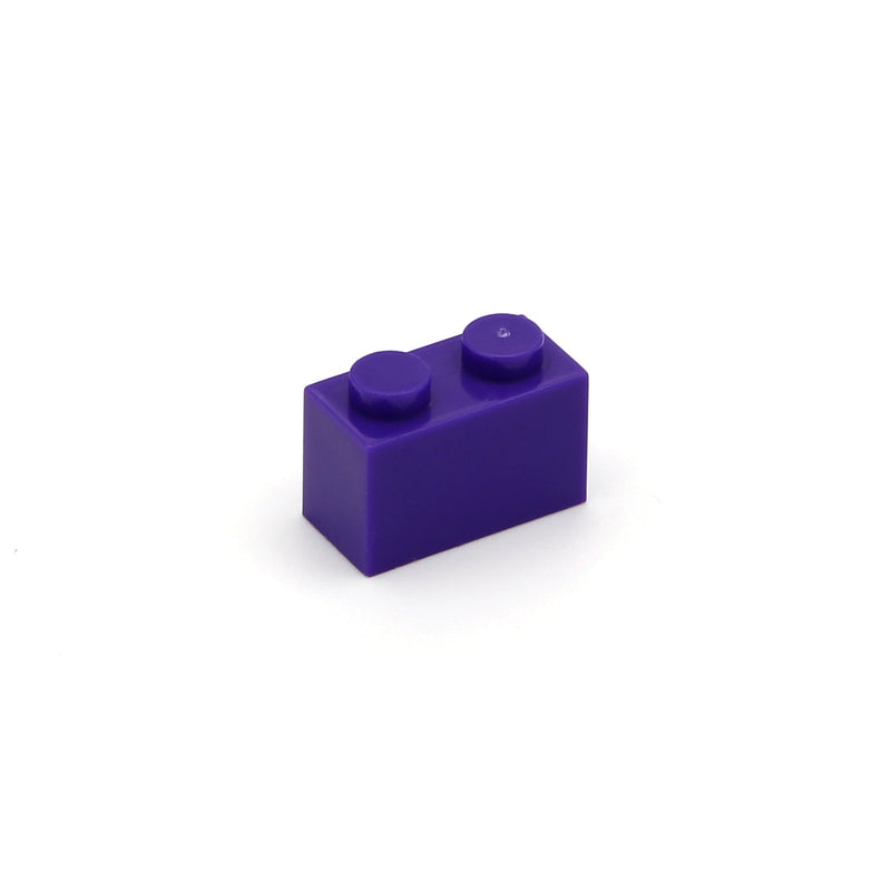 100pcs DIY Building Blocks Thick Figures Bricks 1x2Dots Educational Creative Size Compatible With 3004 Plastic Toys for Children