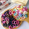 Kid Small Hair Bands Baby Girl Children Headbands Colorful Elastic Hair Tie Nylon Scrunchie Hair Rope 50/100pcs Hair Accessories