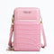 Hot Sell Mobile Phone Bags With Metal Opening Crossbody Bags Women Mini PU Leather Shoulder Messenger Bag For Girls Gift