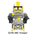 DISNEY ARC Clone Troopers Building Blocks LUKE Skywalker Mandalorians Boba Fett Palpatine Yoda R2D2 Bricks Action Figures Toys