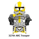DISNEY ARC Clone Troopers Building Blocks LUKE Skywalker Mandalorians Boba Fett Palpatine Yoda R2D2 Bricks Action Figures Toys