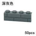 Thick Wall Figures Bricks Compatible 98283 15533 DIY 1x2 1x3 1x4 1+2 Dots Building Blocks Educational House Contruction Toys