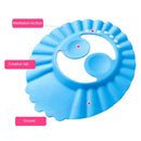 Adjustable Baby Swim Cap Bath Shampoo Eye Protection Head Shower Water Cover Baby Care Wash Hair Shower Cap For 0-6 Years Kids