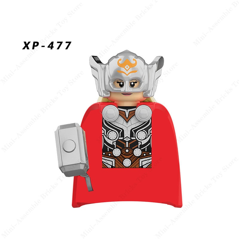 LG1002 Disney Building Blocks Luminous With Motorcycle Plastic mini action toy Figures Children Toys birthday gifts
