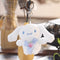Sanrio 10cm Kuromi My Melody KT Cat PC Dog Hello Kitty Keychain  Anime Plush Figure Pendant Accessories Cute Animals Toys