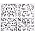 1Pcs Water Nail Decal and Sticker Flower Leaf Tree Green Simple Summer DIY Slider for Manicure Nail Art Watermark Manicure Decor