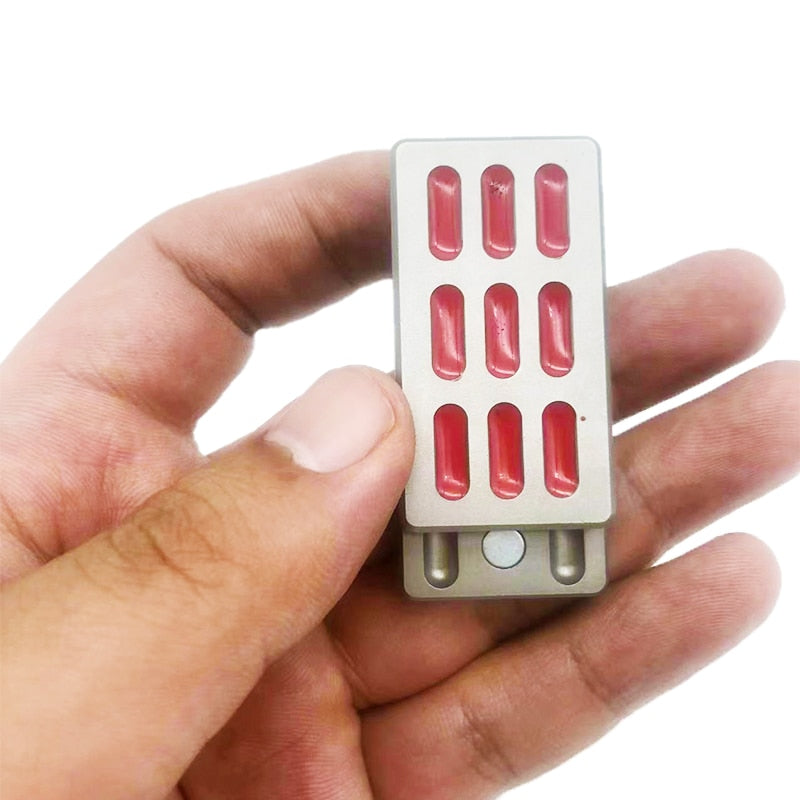 Fun ABS Magnetic Sliders EDC Fidget Push Clickers Haptic Antistress Adults Focus Desk Toy ADHD Sensory Fidget Toy Kids Gift