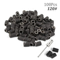 100pcs 80''/120''/180" Nail Art Sanding Bands Gel Polish Remover Tool Accessory for Electric Nail Machine Nail Drill Bits