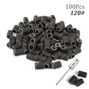 100pcs 80''/120''/180" Nail Art Sanding Bands Gel Polish Remover Tool Accessory for Electric Nail Machine Nail Drill Bits