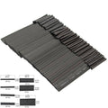 100Pcs Heat shrink tube kit Insulation Sleeving Polyolefin Shrinking Assorted Heat Shrink Tubing Wire Cable