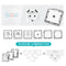 SRAN F6 Series White Crystal Tempered Glass Panel Light switch eu french wall socket usb tv rj45 rj11 Sensor switch Module DIY
