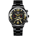 2022 Fashion Mens Stainless Steel Watches Luxury Men Sports Quartz Wrist Watch Male Business Casual Leather Watch reloj hombre