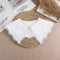 Linbaiway 2022 Lace Chiffon Doll Fake Collar Ladies Shawl Wrap Removable Detachable Embroidered False Collar Clothes Accessory