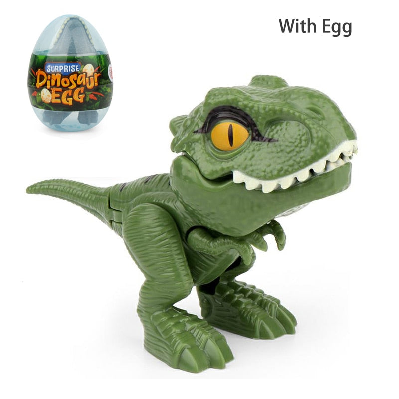 New 1pcs Fidget Finger Dinosaur Toy Gift Jurassic Tricky Tyrannosauru Park Model Interactive Biting Hand Creative Dinosaur Child