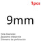 High Quality Hole Puncher Leather Hole Punch Round Steel Leather Craft Hollow Hole Punch 1mm-25mm Gaskets Plastic Rubber Tools