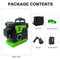 Pracmanu Laser Level 12 Lines 3D level Self-Leveling Horizontal and Vertical Cross Super Powerful Green Laser Beams