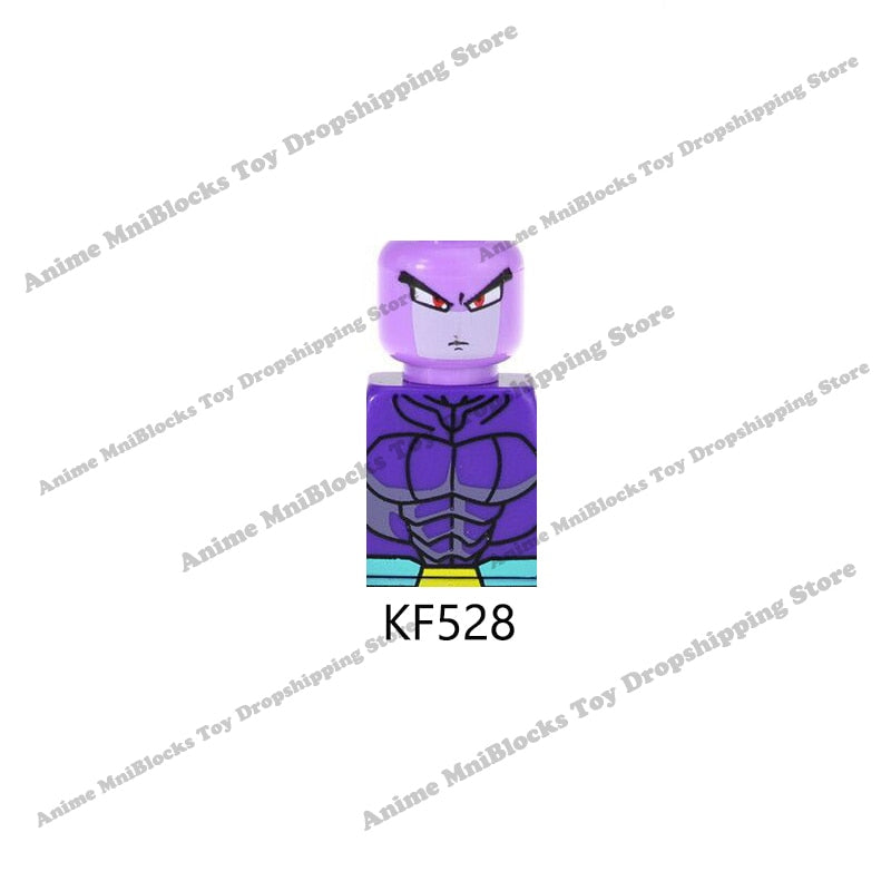 KT1007 KT1009 KT1011 KT1020 KF6142 Dragon Ball Z Goku Vegeta Trunks Kuririn Mini Action toy Figures Kids Assemble dolls Gifts