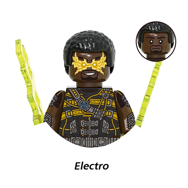 DISNEY Building Blocks Sandman Electro Figure Kid Toy KF6153 KF1654 XP423 Bricks