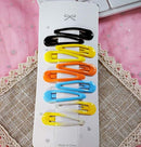 10pcs Snap Hair Clips for Girls Clip Pins BB Hairpins Color Metal Barrettes for Baby Children Women Girls Styling Accessories