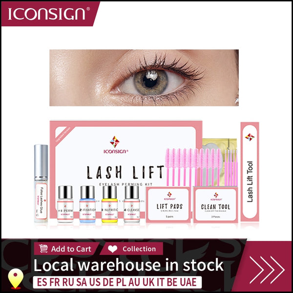 ICONSIGN Lash Lift Upgrade Version Lash Lift Kit Lash Perm Eyelash Enhancer Lash Lifting Set Eye Makeup Tools Dropshipping