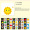 Montessori Baby Visual Stimulation Card Toys Black White Flash Cards High Contrast Visual Stimulation Learning Montessori Cards