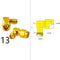 DexMRtiC SMA Male / Female RF Coax Adapter Connector Straight Right Angle T Type Splitter Goldplated NEW Wholesale