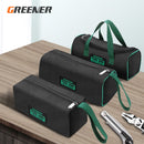 Greener Multi-Function Tool Bag Multi-Pocket Waterproof Anti-Fall Storage Bag 1680D Oxford Cloth Electrician Bag