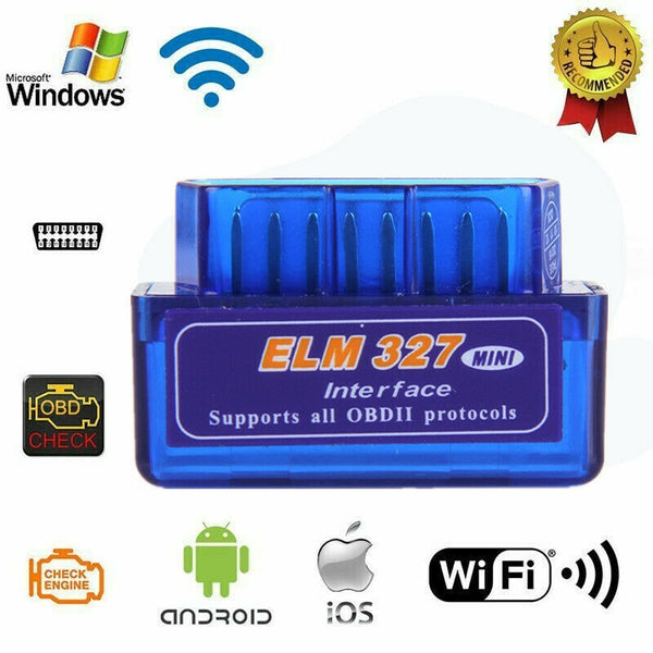 New OBD V2.1 Mini ELM327 OBD2 Bluetooth Auto Scanner OBDII 2 Car ELM 327 Tester Diagnostic Tool For Android Windows Symbian