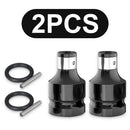 Universal Adaptive Wrench Adapter Socket Ratchet Torque Wrench Adapter 1/2 Inch Square to 1/4 Inch Hex Ratchet Socket Converter