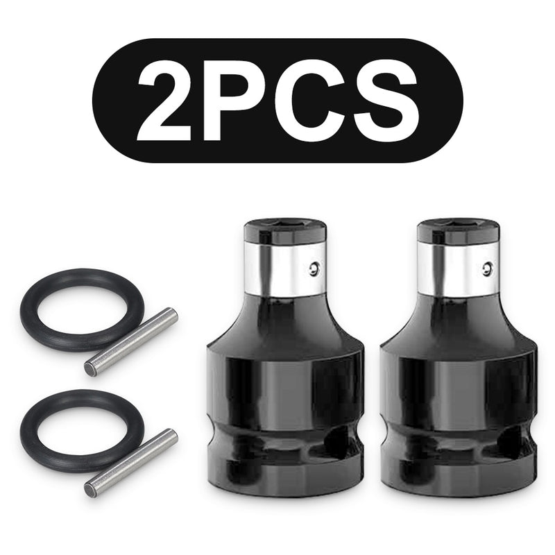 Universal Adaptive Wrench Adapter Socket Ratchet Torque Wrench Adapter 1/2 Inch Square to 1/4 Inch Hex Ratchet Socket Converter