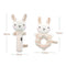 Infant Toddler Rattles Toys For Baby Stroller Crib Soft Rabbit Bear Style Pram Hanging Toys Plush Appease Doll Bed Accessories