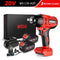 WOSAI 20V Electric Impact Wrench 600N.m Brushless Wrench Rechargeable 1/2 inch Li-ion Battery For Car Tires Cordless Power Tools