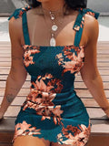 Sexy Women&#39;s Bodycon Dress 2022 New Summer Fashion White Sling Strapless Folds Mini Slim Pencil Print Tank Dresses For Women