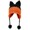 BomHCS Cute Fox Ears Beanie Winter Warm 100% Handmade Knit Hat