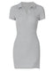Hugcitar 2021 Short Sleeve Slit Sexy Mini Dress Summer Women Fashion Streetwear Outfits Cute Solid Y2K Party Clothing