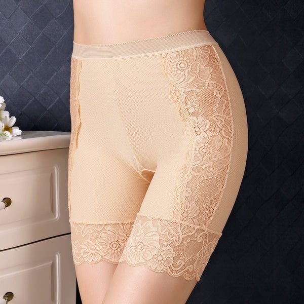 2022 spring Female Panties Lace Seamless Safety Short Pants Women&#39;s High Waist Stretch Shorts Briefs Slimming Underwear Lingerie