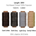 Leather Craft Sewing Kit Waxed Thread Hand Quilting Needles Sewing Awl for Beginner Leather Upholstery Repair, Stitching, Sewing