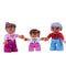 Big Size Action Figures City Princess Policemen Family Building Block Doll Character Accessory Toys Assembly Children Kids Gift