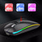 Dual Mode Bluetooth Wireless Mouse with One-Click Desktop Function Type-C Rechargeable Silent Backlight Mice for Laptop PC New