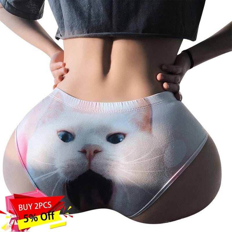 Sexy Breathable Seamless Cotton Women Lingerie Sports Low-Waist Panties Peach Hip Half-Pack Hip Lift Female Briefs Underwear