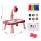 Kids Led Projector Drawing Table Toy Set Art Painting Board Table Light Toy Educational Learning Paint Tools Toys for Children