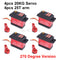 Waterproof 20KG 25KG 30kg 35kg 40KG 60KG Servos 180 270 360 Degree Large Torque Digital Servo Metal Gears 25T Arm For RC Car