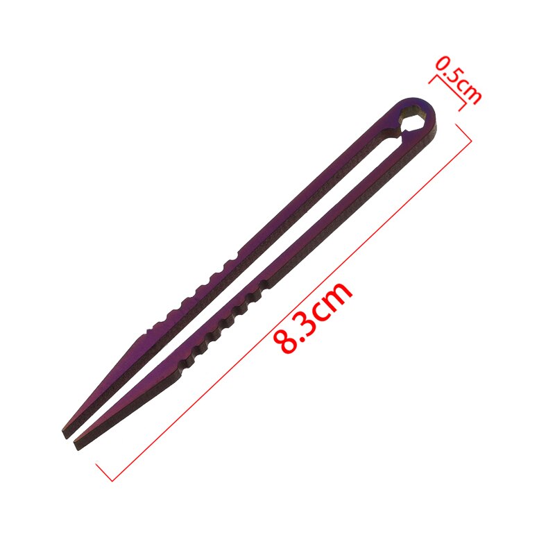 Titanium tweezer clamp pick up clip precise grip fish bone grab splinter hair removal Eyelash remover Eyebrow plier makeup tool