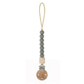 Pacifier Clips Chain Silicone Beads BPA Free DIY Dummy Clip Holder Soother Chains Baby Teething Toys Chew Gifts