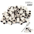100pcs 80''/120''/180" Nail Art Sanding Bands Gel Polish Remover Tool Accessory for Electric Nail Machine Nail Drill Bits